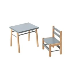 Petite Table Enfant Gabriel Hybride Bleu Gris 26 Petite Table Enfant Gabriel Hybride Bleu Gris -Magasin Général Pour Enfants table enfant gabriel hybride bleu gris combelle 367688 OH