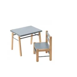Petite Table Enfant Gabriel Hybride Bleu Gris 27 Petite Table Enfant Gabriel Hybride Bleu Gris -Magasin Général Pour Enfants table enfant gabriel hybride bleu gris combelle 367688 OI