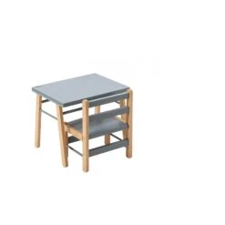 Petite Table Enfant Gabriel Hybride Bleu Gris 30 Petite Table Enfant Gabriel Hybride Bleu Gris -Magasin Général Pour Enfants table enfant gabriel hybride bleu gris combelle 367688 OL