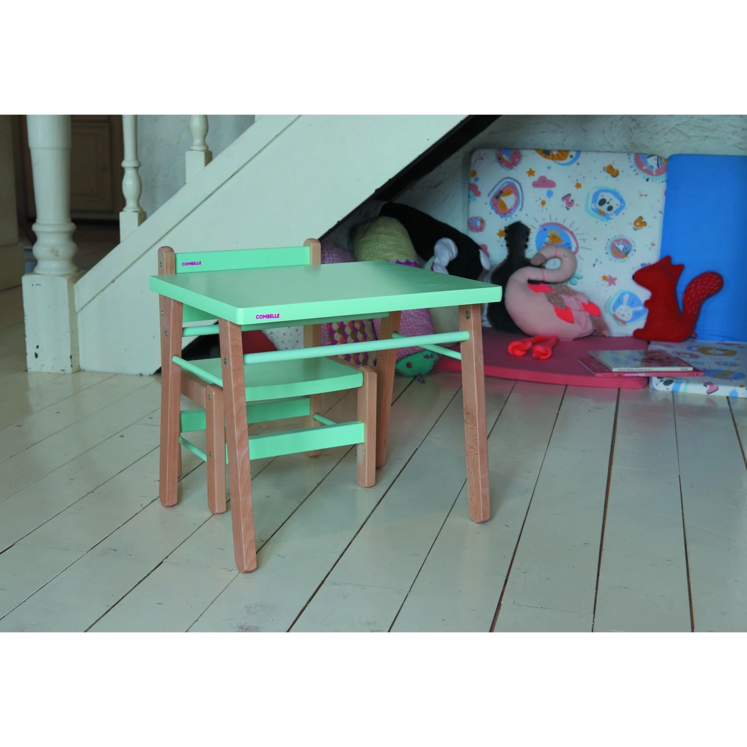 Petite Table Enfant Gabriel Hybride Bleu Gris 19 Petite Table Enfant Gabriel Hybride Bleu Gris – Image 17
