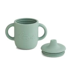 Liewood Tasse D'apprentissage 150ml Neil Dino Peppermint 10 Liewood Tasse D'apprentissage 150ml Neil Dino Peppermint -Magasin Général Pour Enfants tableware neil cup lw130607121 dino peppermint noos liewood OC
