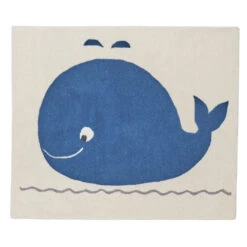 Tapis De Chambre Rectangulaire Blue Baleine