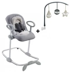 Beaba Transat Bébé Up & Down III Heather Grey + Arche De Jeux