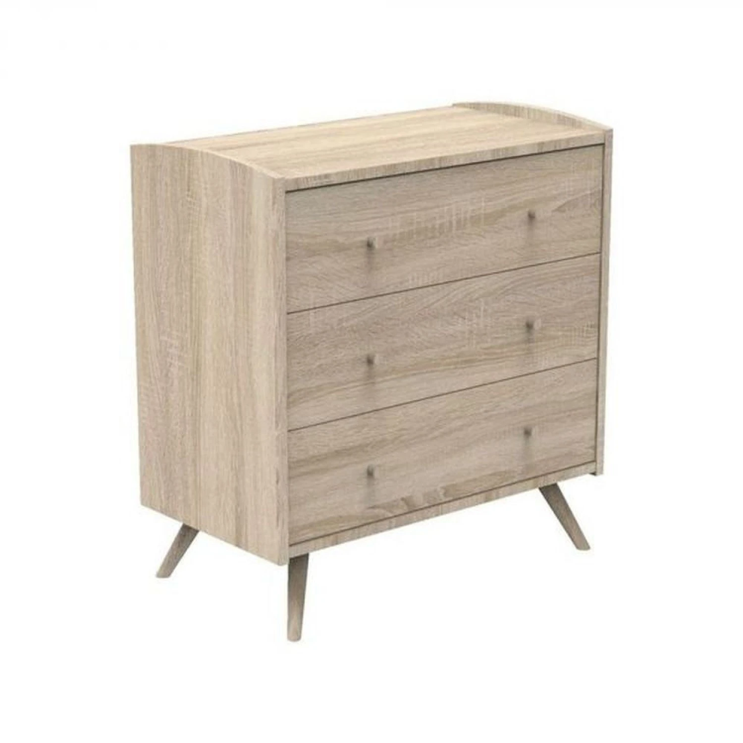 Chambre Trio Lit Bébé 60x120 Cm + Commode 3 Tiroirs + Armoire Access Bois 5 Chambre Trio Lit Bébé 60x120 Cm + Commode 3 Tiroirs + Armoire Access Bois – Image 3