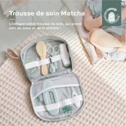 BabyMoov Trousse De Soin Bébé Matcha -Magasin Général Pour Enfants trousse de soin matcha babymoov OB