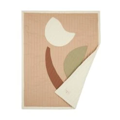 Plaid Matelassé 73x95 Cm Tulipe 10 Plaid Matelassé 73x95 Cm Tulipe -Magasin Général Pour Enfants tulip quilted blanket 73x95 nobodinoz OB