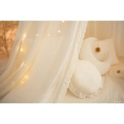 Ciel De Lit Vera Eyelet Lace Natural -Magasin Général Pour Enfants vera eyelet lace natural nobodinoz OG